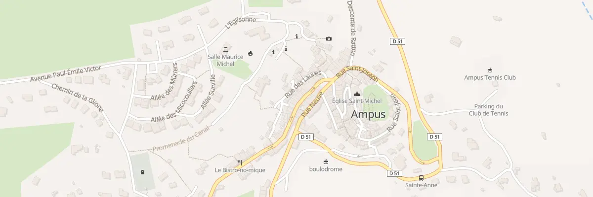 Plan du 5233 Rue Neuve à Ampus
