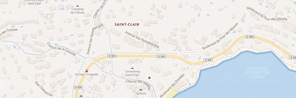 Plan du 1515 Av de la 1ere Dfl au Lavandou
