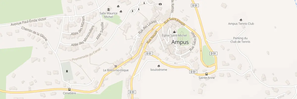 Plan du 5361 Bd Georges Clemenceau à Ampus