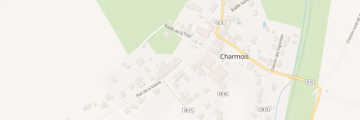 Plan du 14 Rue de la Mairie à Charmois