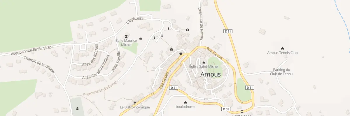 Plan du 5242 Rue Neuve à Ampus