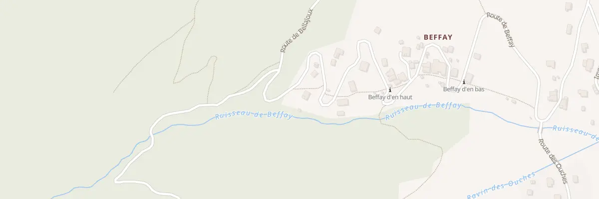 Plan du 2785 Rte de Beffay à Glières-Val-de-Borne