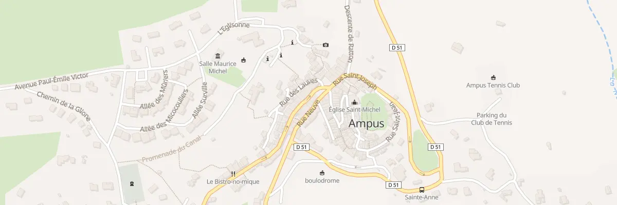 Plan du 5399 Gr Grand Rue à Ampus