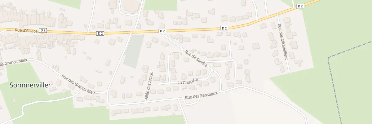 Plan du 3 Rue de Sandra à Sommerviller