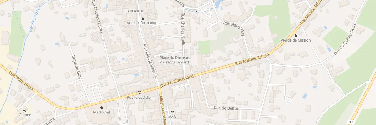 Plan du 14 Rue Charles Nodier à Luxeuil-les-Bains