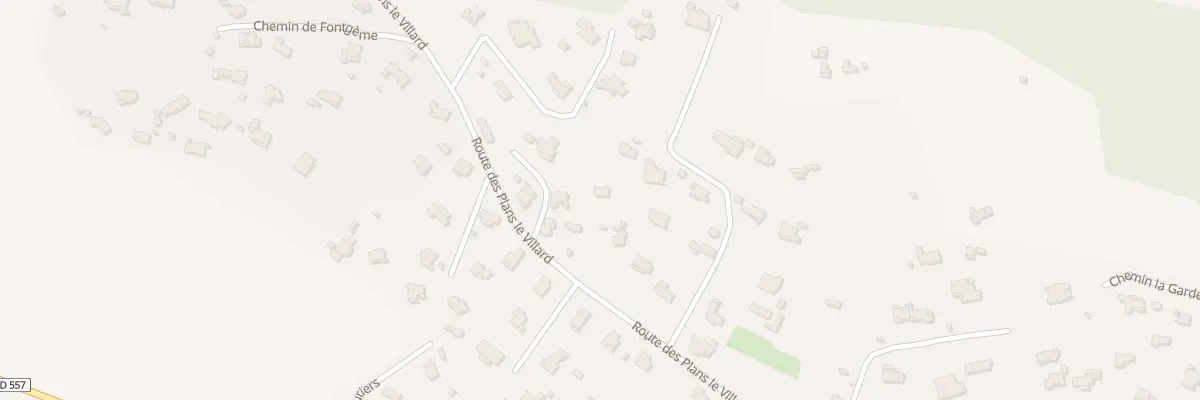 Plan du 516 Rte des Plans Le Villard à Flayosc