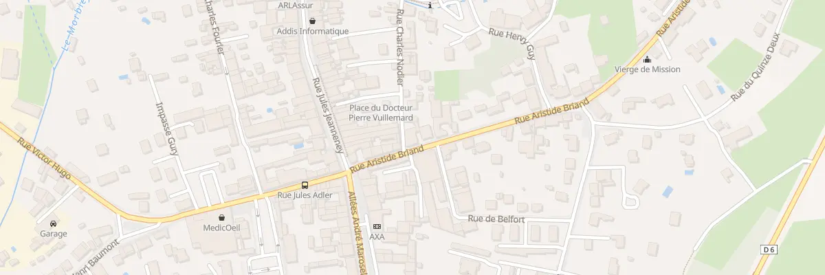 Plan du 18 Rue Charles Nodier à Luxeuil-les-Bains