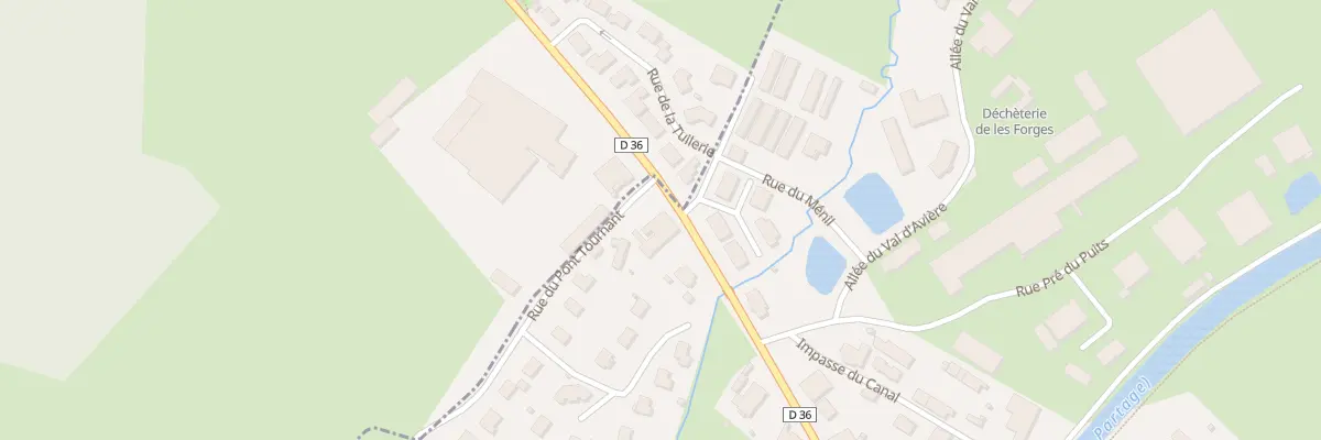 Plan du 63 Rte de Mirecourt aux Forges