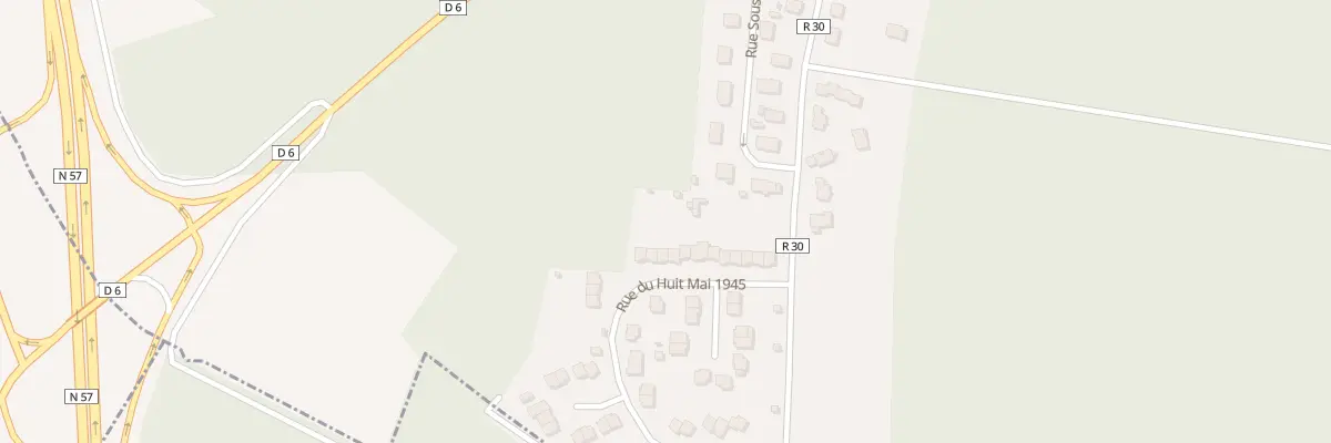 Plan du 20 Rue du Huit Mai 1945 à Nomexy