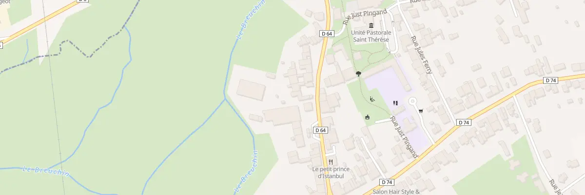Plan du 34 Rue Edouard Herriot à Saint-Sauveur