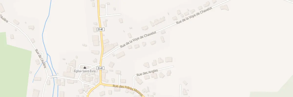 Plan du 142 La Voye de Chavelot à Domèvre-sur-Avière