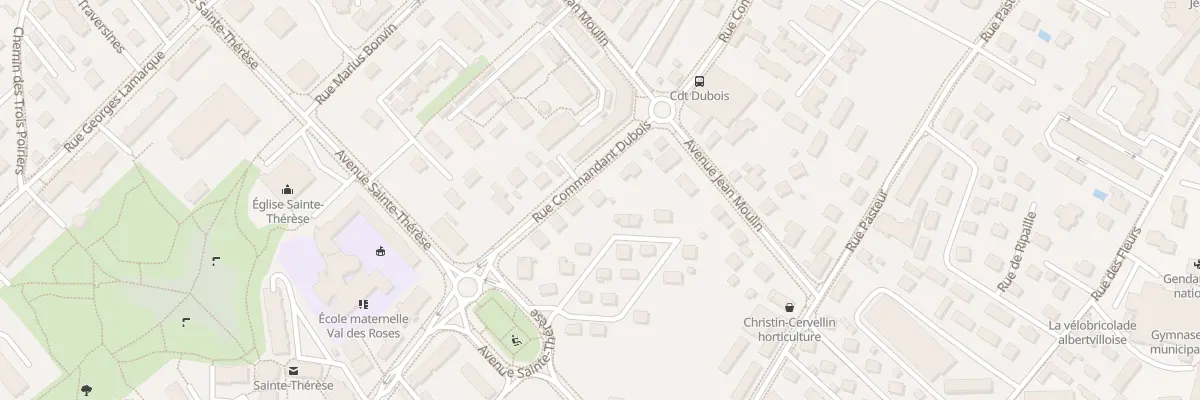 Plan du 475 Rue du Cdt Dubois à Albertville