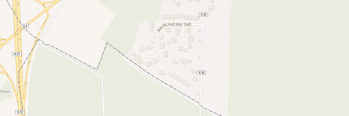 Plan du 33 Rue du Huit Mai 1945 à Nomexy