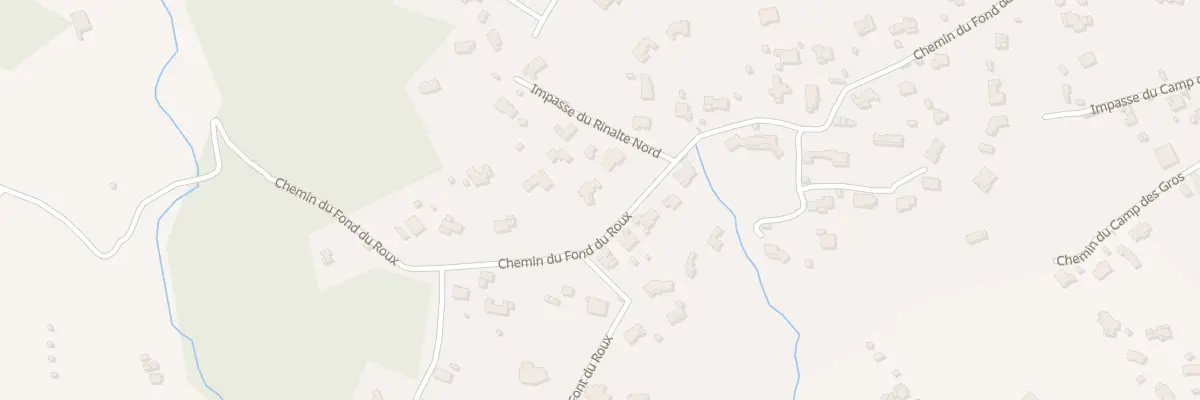 Plan du 728 Che Font du Roux à Flayosc