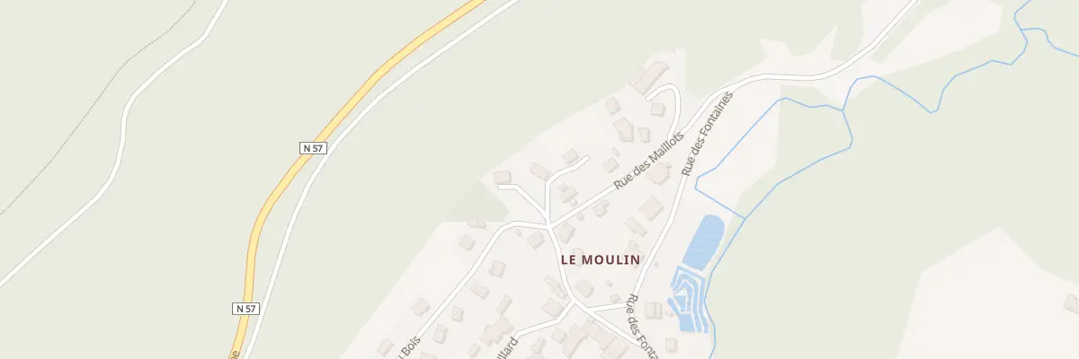 Plan du 3 Rue des Maillots à Jougne