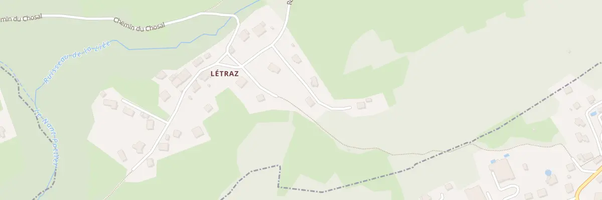Plan du 469 Rte de Létraz à Pallud