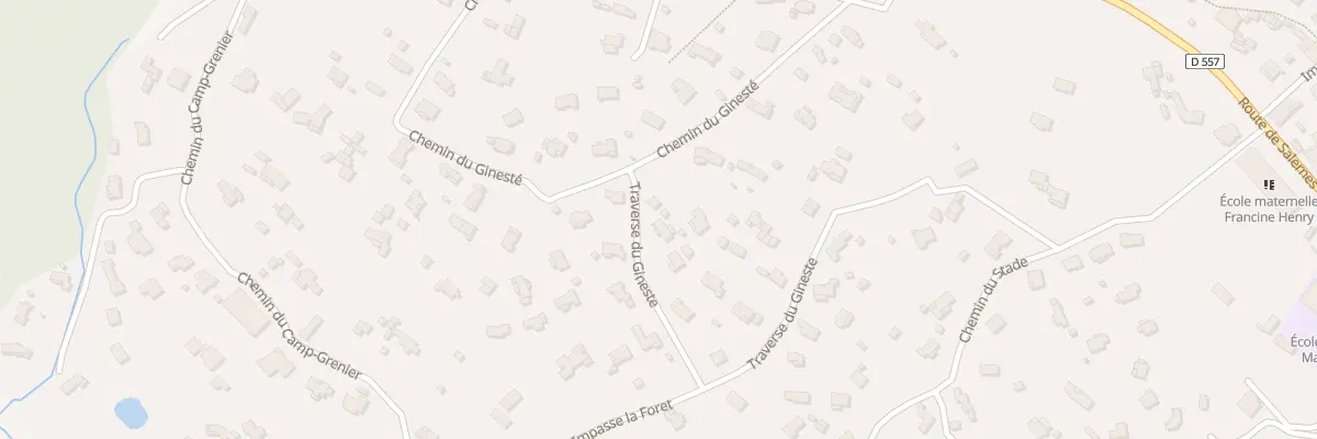 Plan du 504 Tra du Gineste à Flayosc