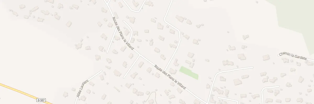 Plan du 452 Rte des Plans Le Villard à Flayosc