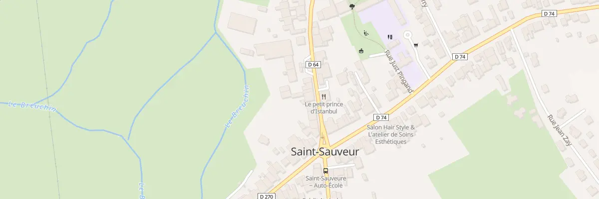 Plan du 8 Rue Edouard Herriot à Saint-Sauveur