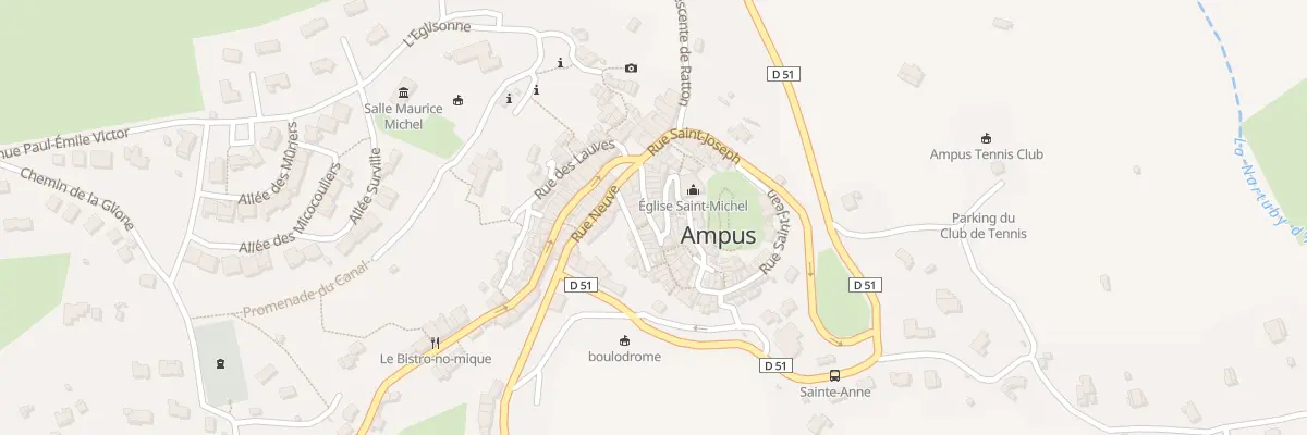 Plan du 5302 Rue du Four à Ampus