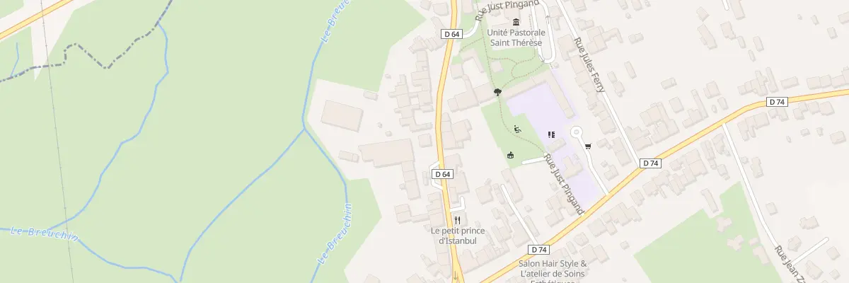 Plan du 28 Rue Edouard Herriot à Saint-Sauveur
