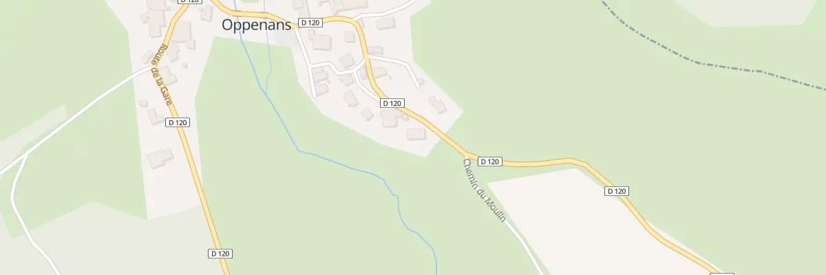 Plan du 11 Rue de la Libération à Oppenans