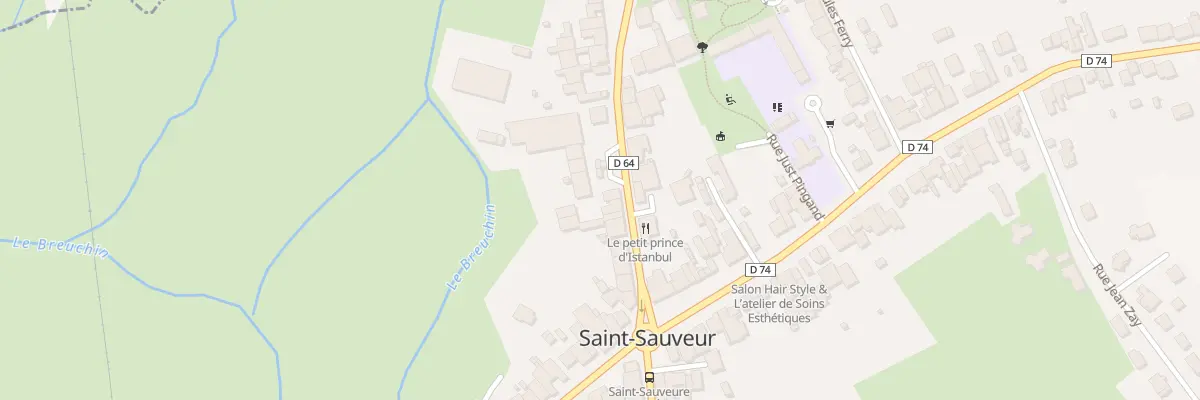 Plan du 16 Rue Edouard Herriot à Saint-Sauveur
