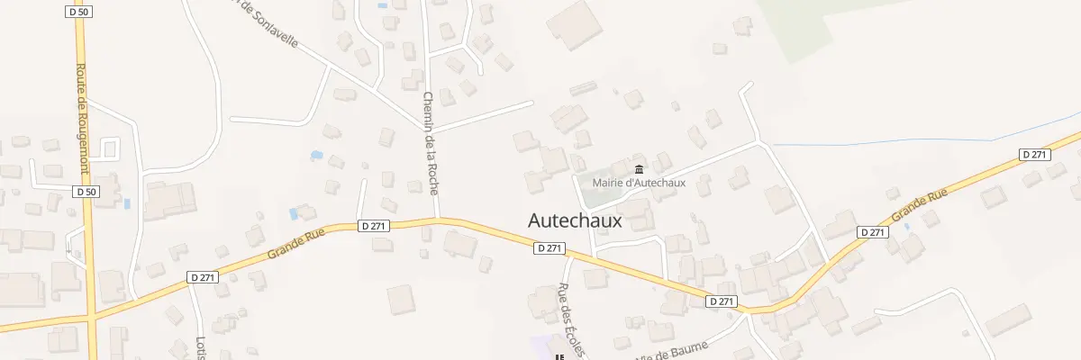 Plan du 5050 Au Village à Autechaux