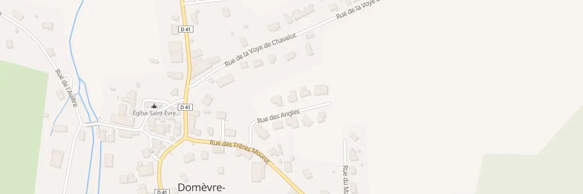 Plan du 99 Rue des Angles à Domèvre-sur-Avière