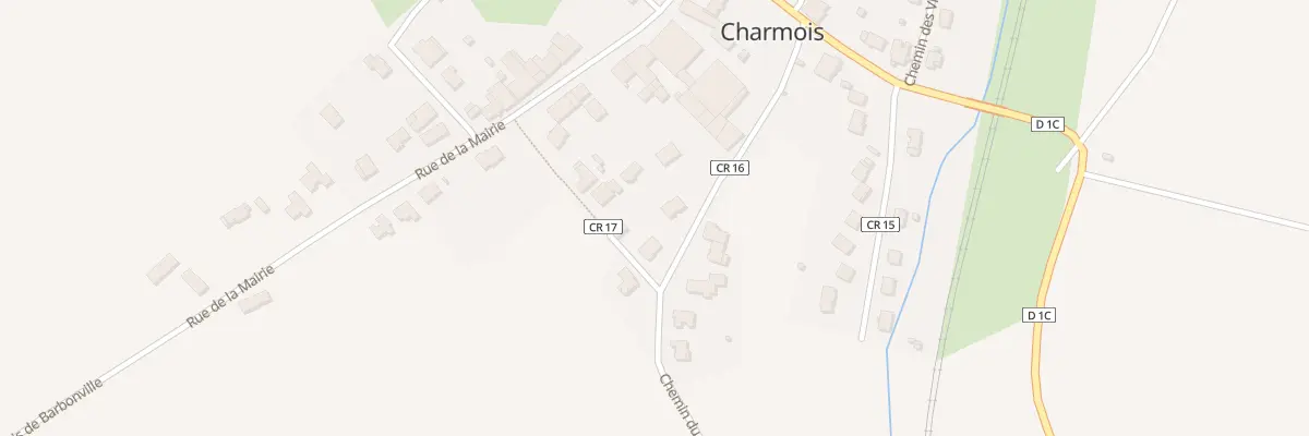 Plan du 6F Che du Carre à Charmois