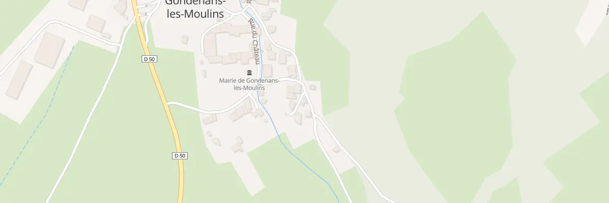 Plan du 26 Rue des Sources à Gondenans-les-Moulins