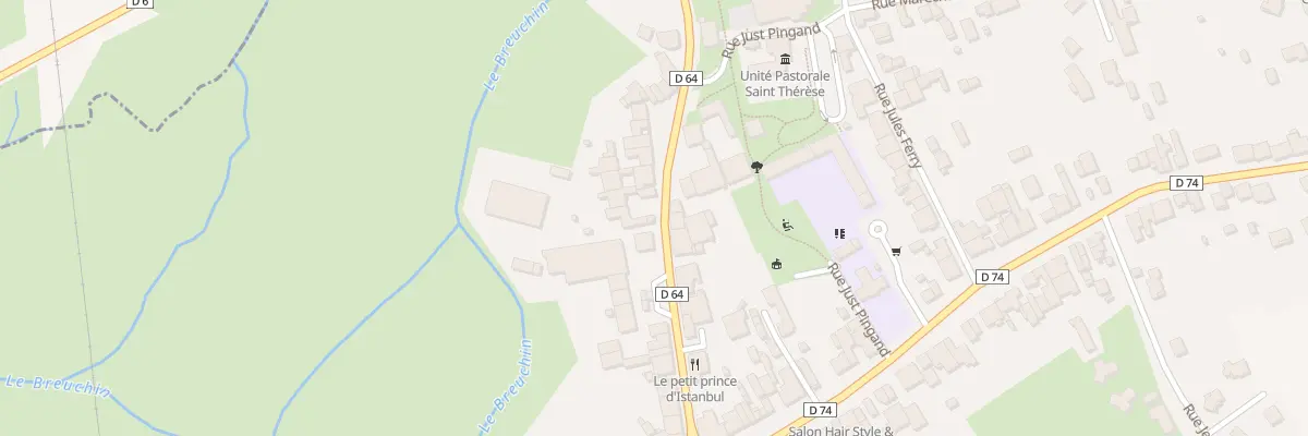 Plan du 32 Rue Edouard Herriot à Saint-Sauveur