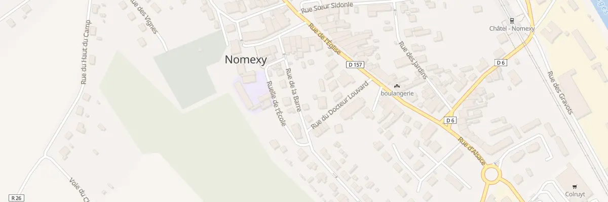 Plan du 4 Rue de la Barre à Nomexy