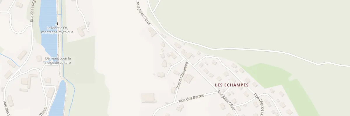 Plan du 12 Rue Jules César à Jougne