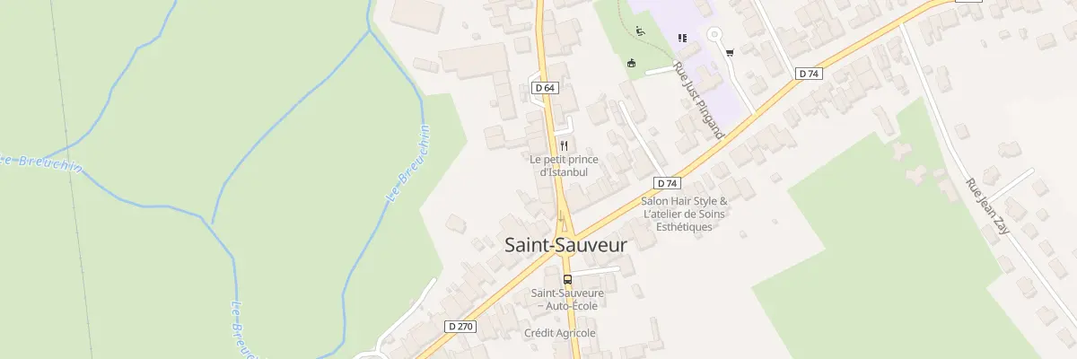 Plan du 4 Rue Edouard Herriot à Saint-Sauveur