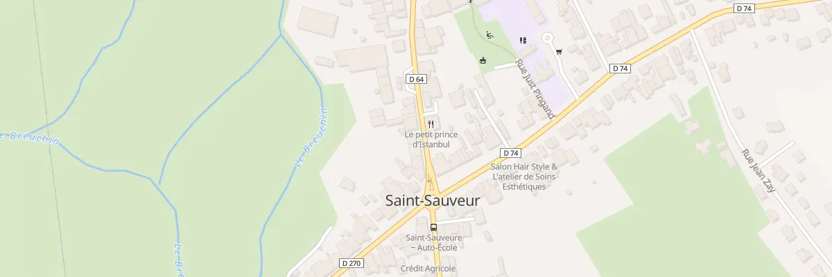 Plan du 6 Rue Edouard Herriot à Saint-Sauveur