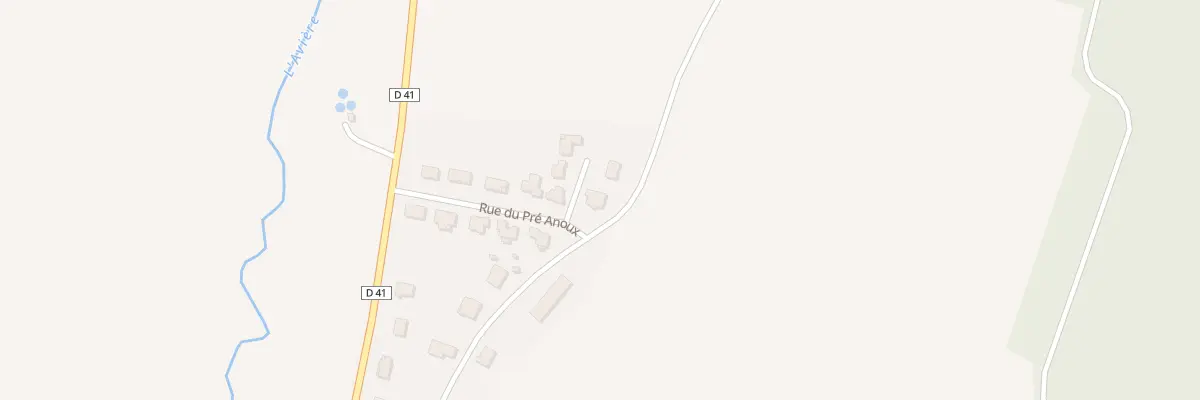 Plan du 28 Rue du Pre Anoux à Domèvre-sur-Avière
