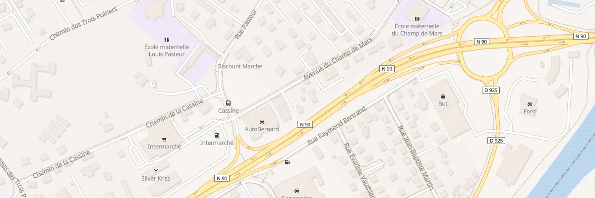 Plan du 59 Av du Champ de Mars à Albertville