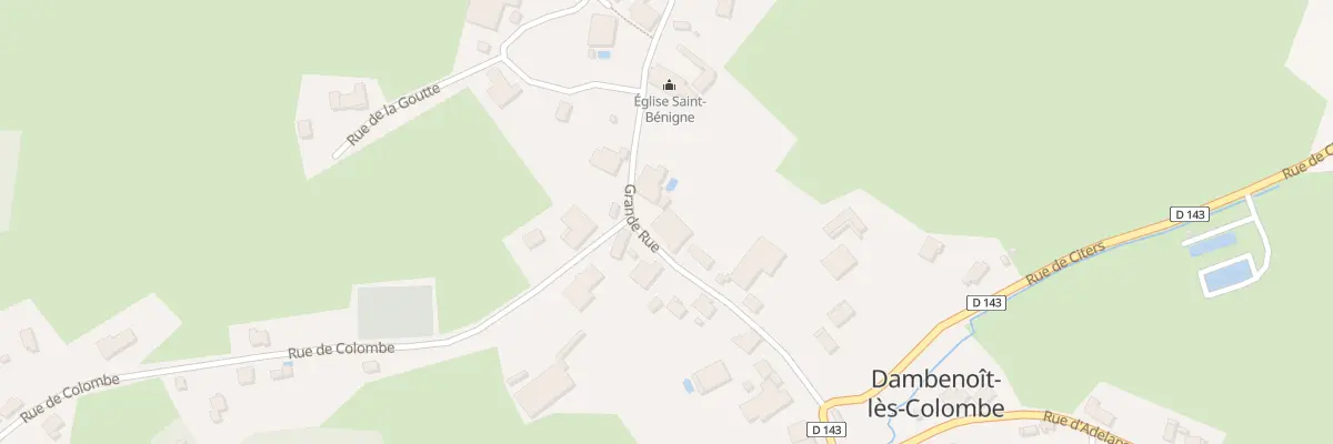 Plan du 10 Grande Rue à Dambenoît-lès-Colombe