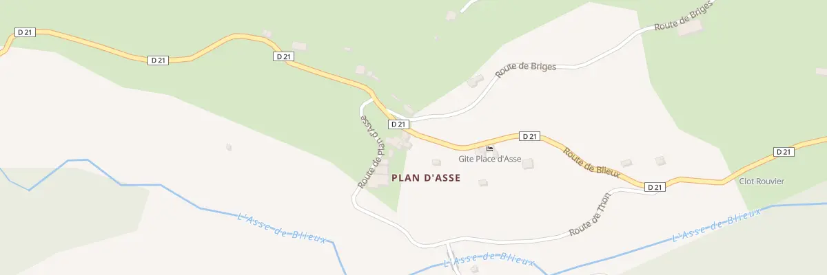 Plan du 5051 Plan d’Asse à Blieux