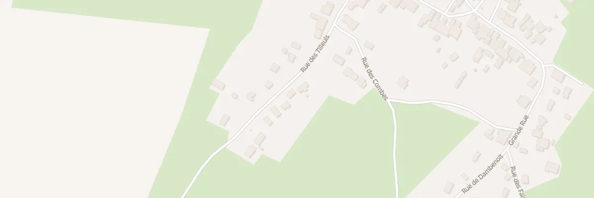 Plan du 28 Rue des Tilleuls à Ailloncourt