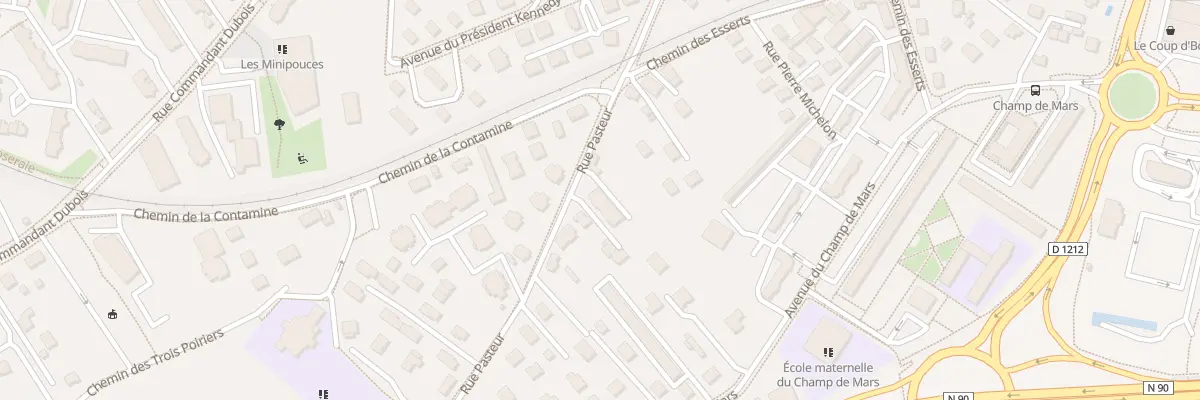 Plan du 81 Rue pasteur à Albertville
