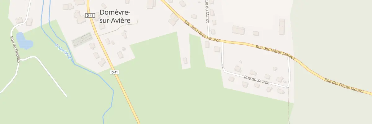Plan du 298 Rue des Frères Mourot à Domèvre-sur-Avière