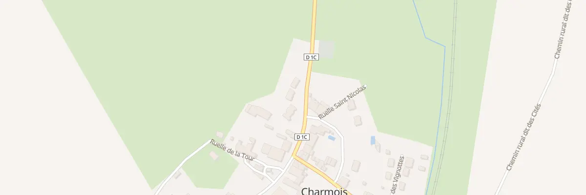 Plan du 1 Rte de Damelevières à Charmois