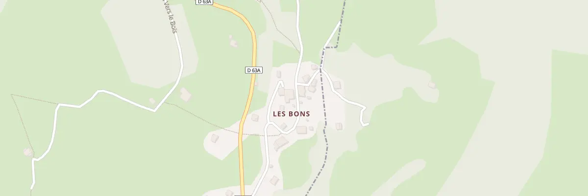 Plan du 5053 Les Bons à Allondaz