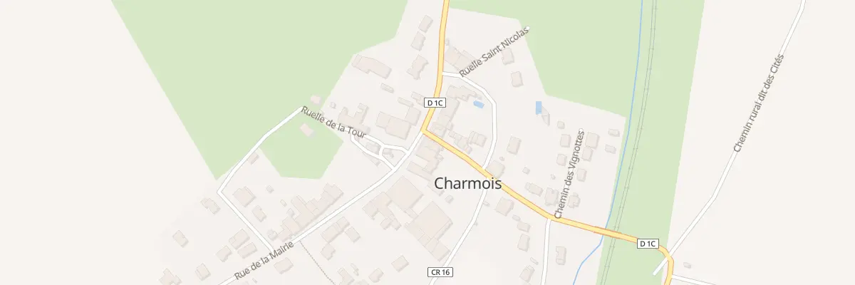 Plan du 13 Rue de la Mairie à Charmois