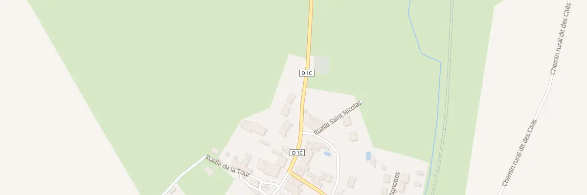 Plan du 1B Rte de Damelevières à Charmois