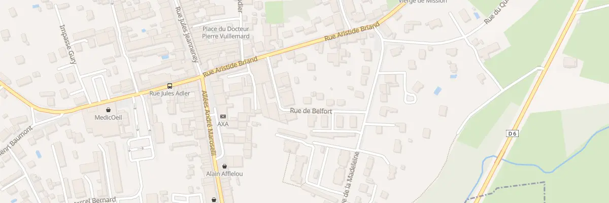Plan du 10 Rue de Belfort à Luxeuil-les-Bains
