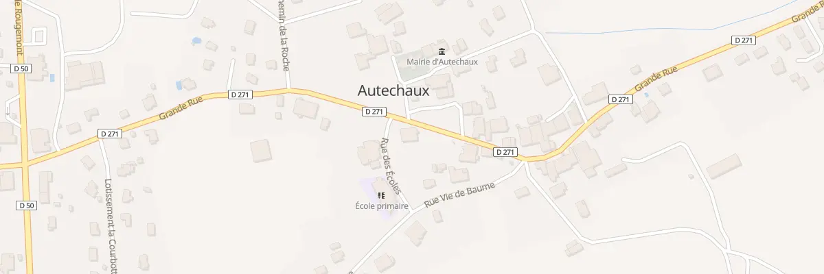 Plan du 20 Grande Rue à Autechaux