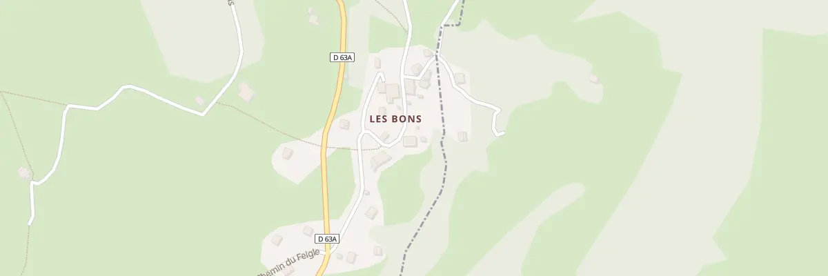 Plan du 5052 Les Bons à Allondaz